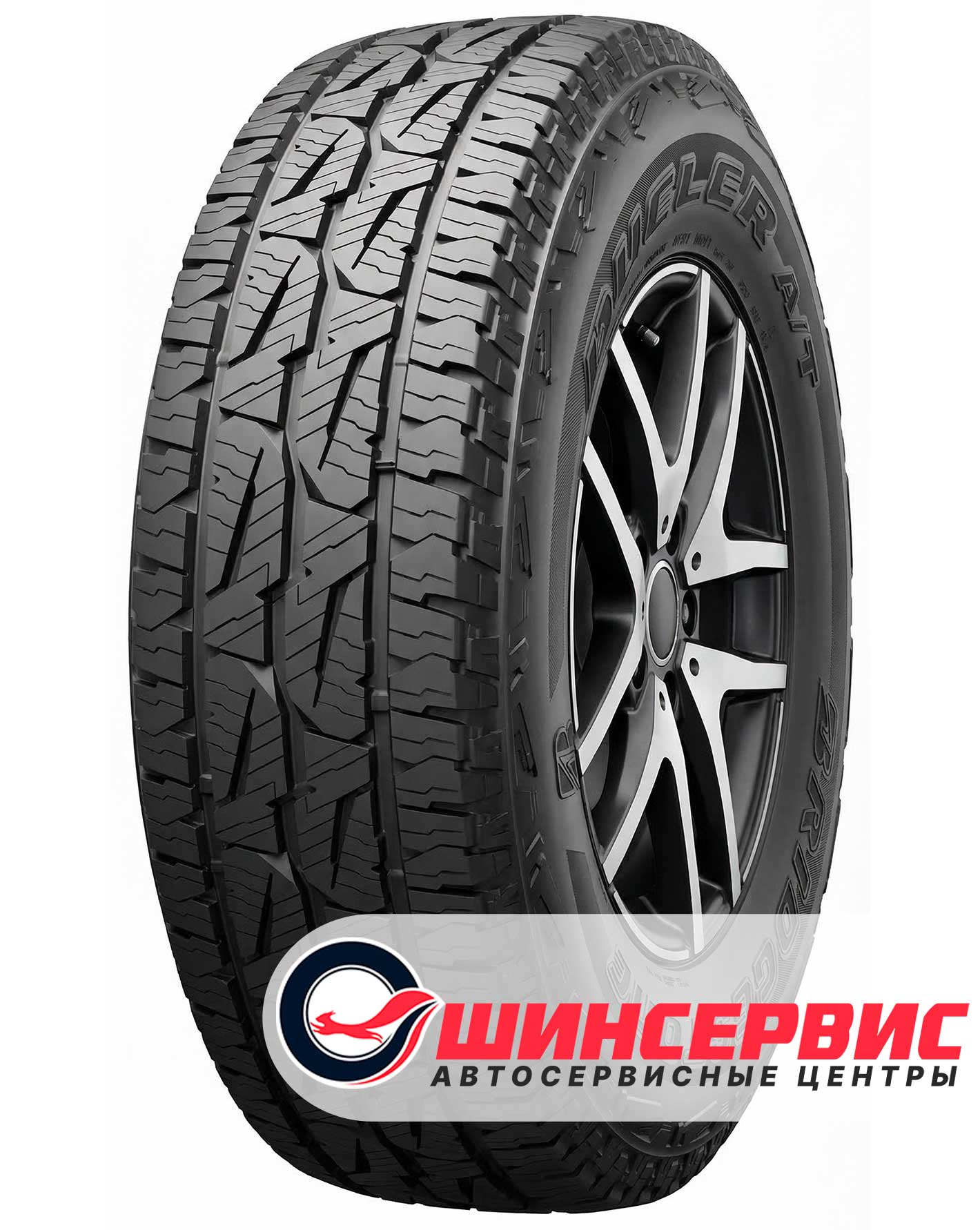 Шина летняя Bridgestone 255x55 r18 Dueler AxT 001 109H