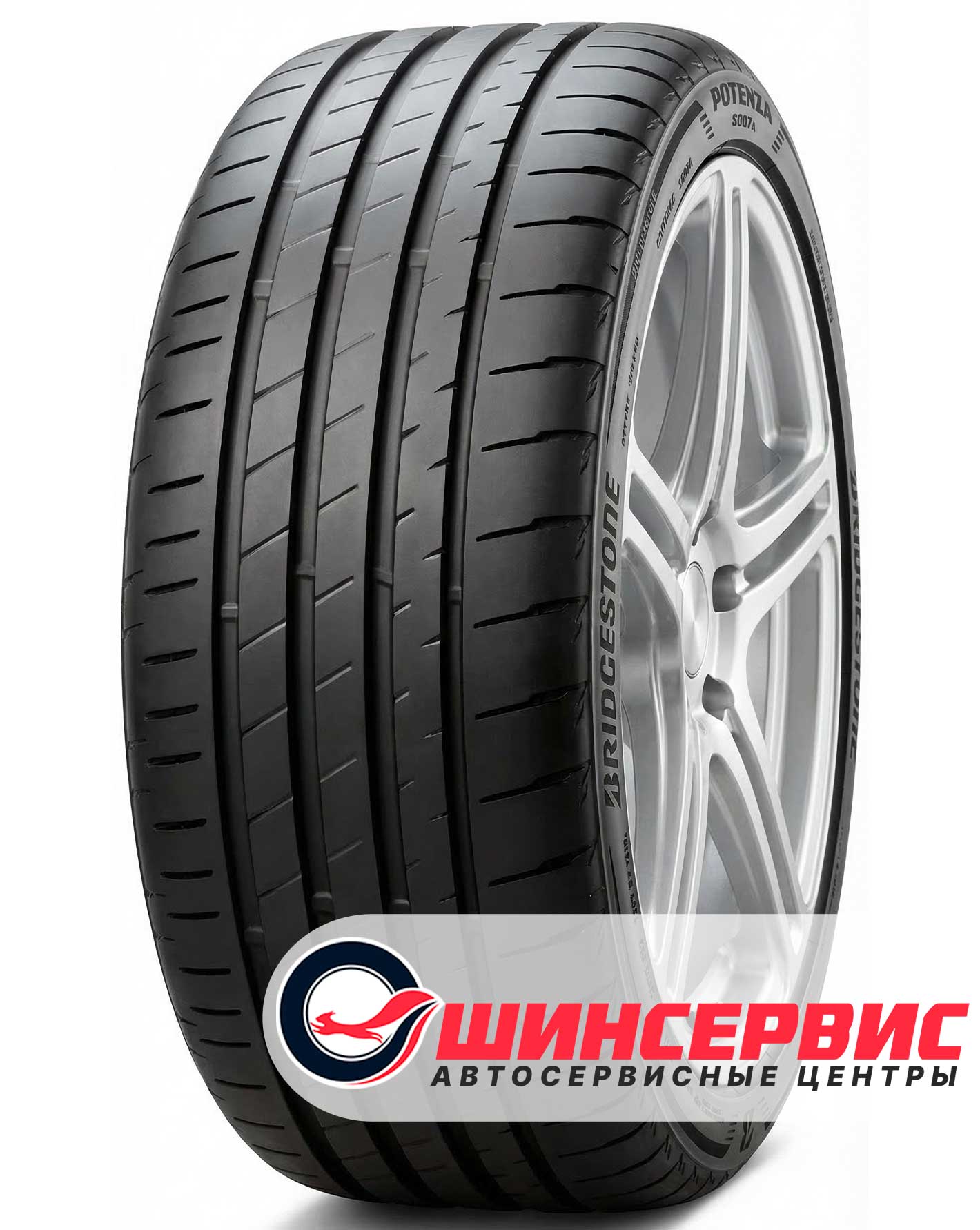 Шина летняя Bridgestone 295x35 r20 Potenza S007A 105Y