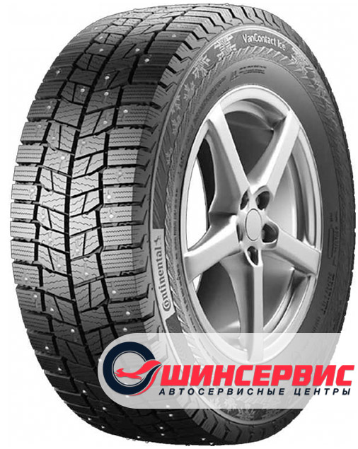 Шина зимняя Continental 195x70 r15c VanContact Ice SD 104x102R Шипы
