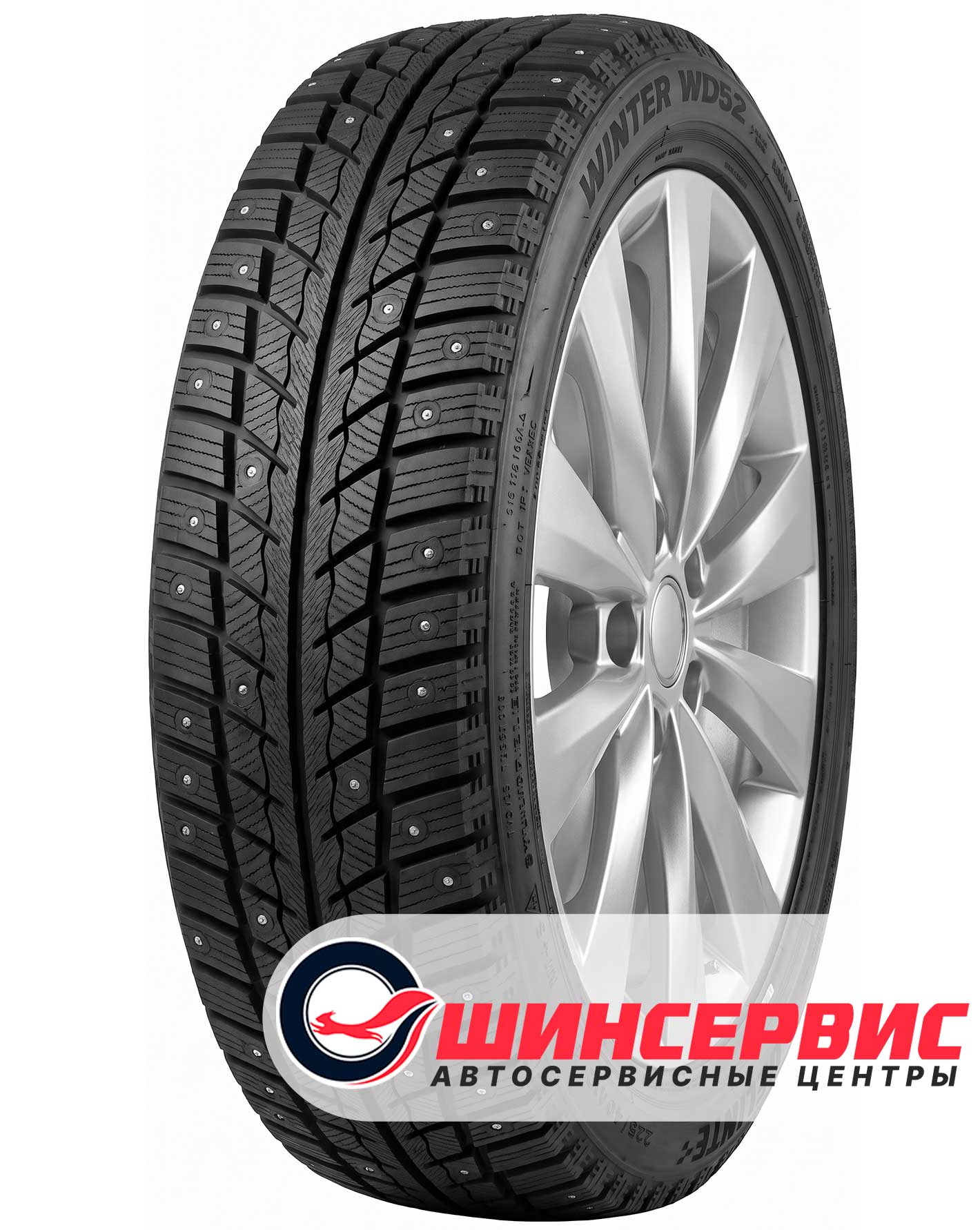 Шина зимняя Delinte 225x55 r17 Winter WD52 97T Шипы