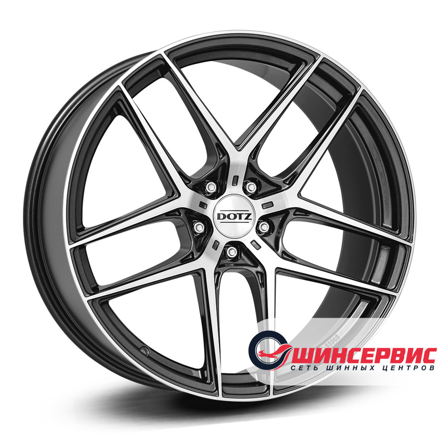 Dotz R19  9J PCD 5x120 ЕТ 38 ЦО 72.6 LagunaSeca dark