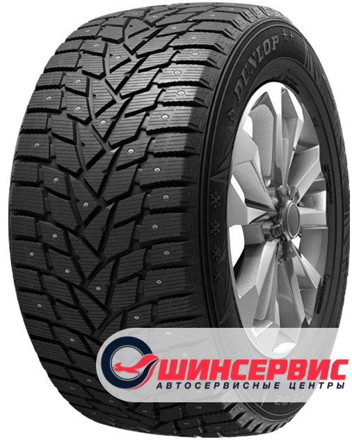 Шина зимняя Dunlop 315x35 r20 Grandtrek Ice 02 110T Шипы