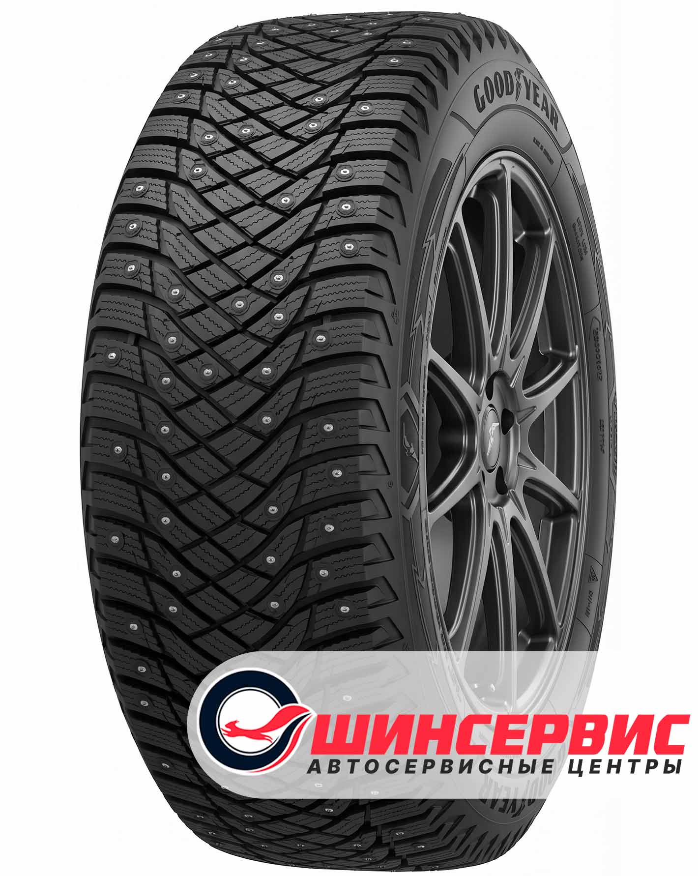 Шина зимняя Goodyear 235x55 r19 UltraGrip Arctic 2 SUV 105T Шипы