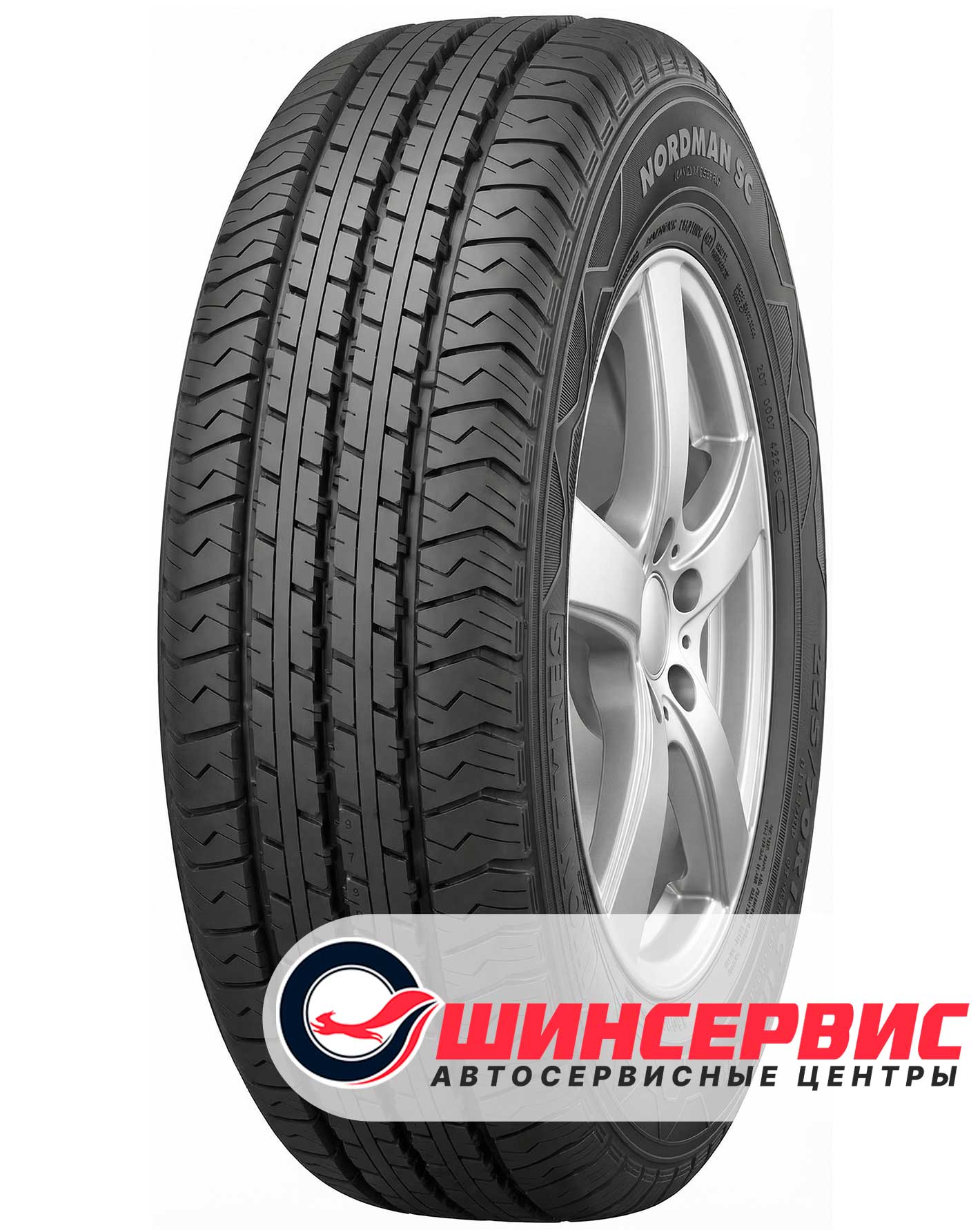 Шина летняя Ikon 215x65 r16c NORDMAN SC 109x107T