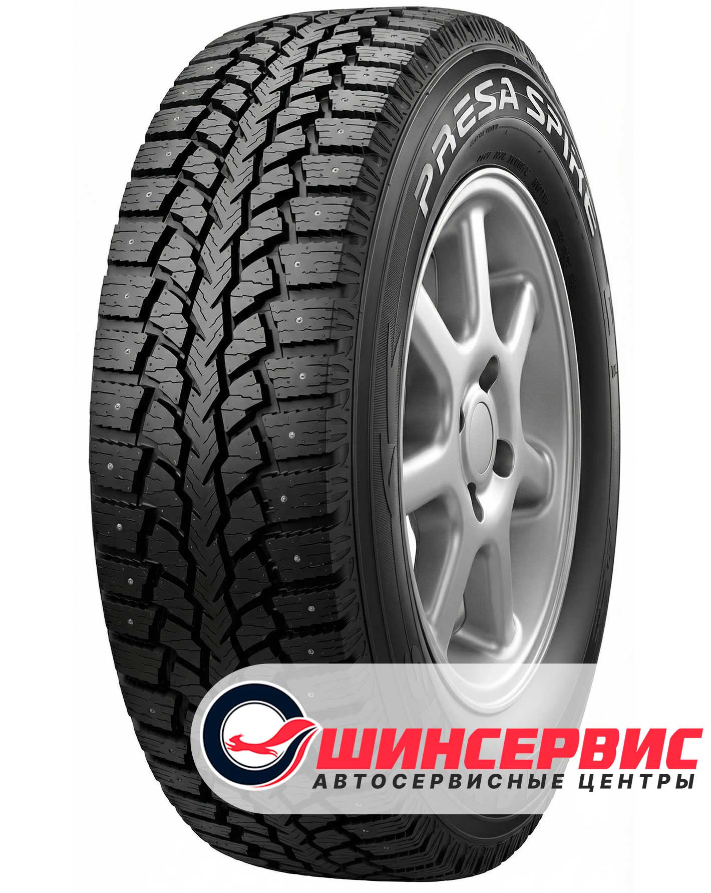Шина зимняя Maxxis 225x70 r15c MA-SLW Presa Spike 112x110Q Шипы