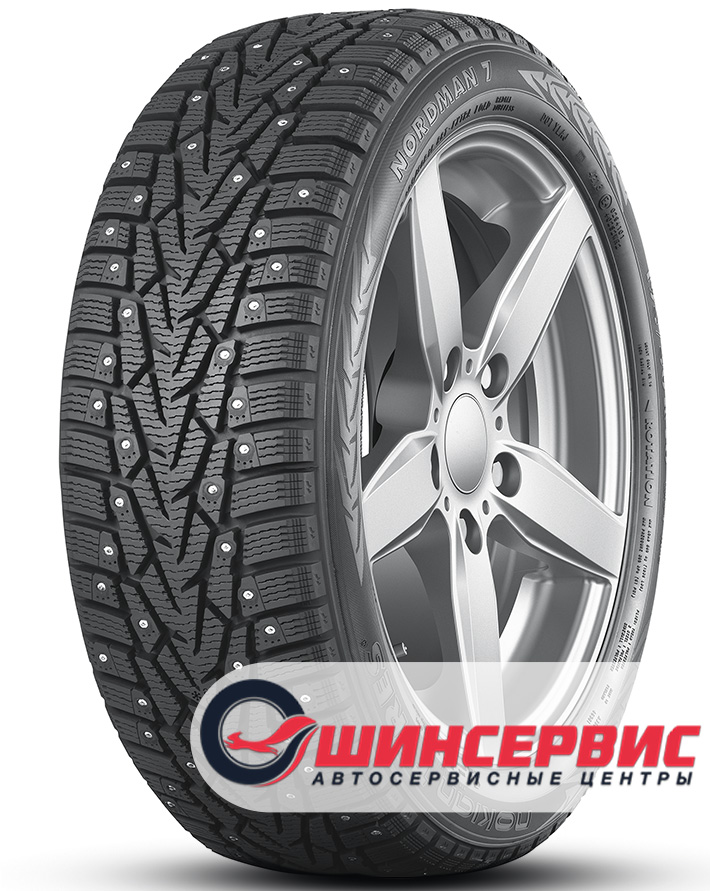 Шина зимняя Nokian Tyres 205x65 r16 Nordman 7 99T Шипы
