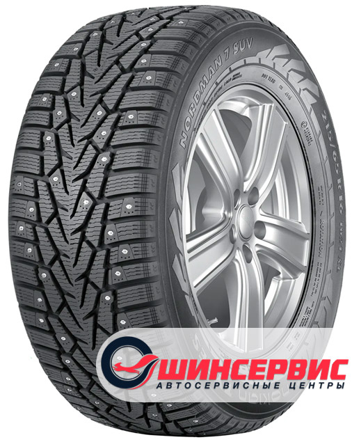 Шина зимняя Nokian Tyres 235x60 r17 Nordman 7 SUV 106T Шипы