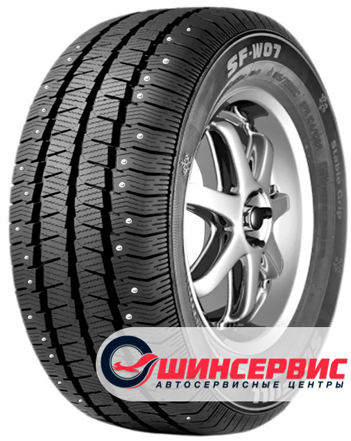 Шина зимняя Sunfull 185 r14c SF-W07 102x100R Шипы