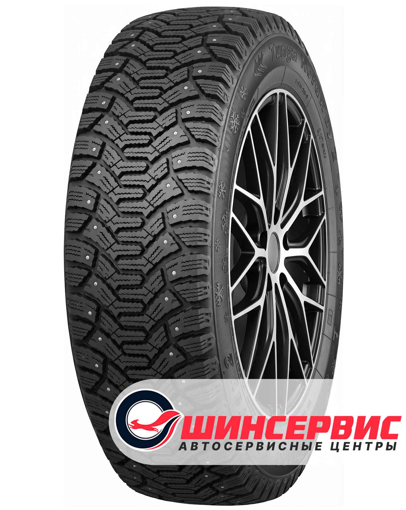 Шина зимняя Tunga 185x65 r15 Nordway 88Q Шипы